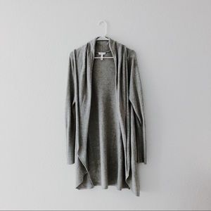 Cozy grey knit cardigan